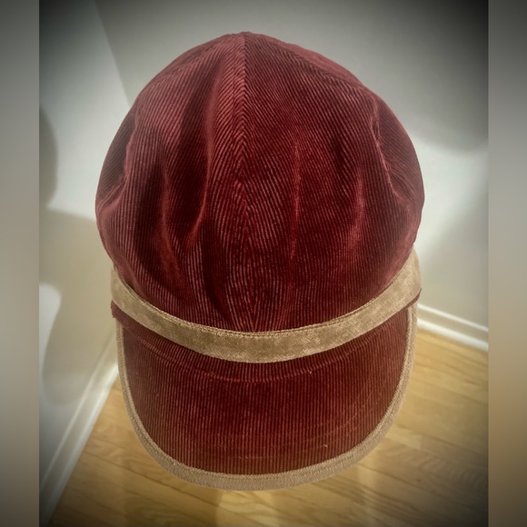 Vintage Liz Claiborne Corduroy Pageboy Hat - Rare Colour Combo - Picture 14 of 16